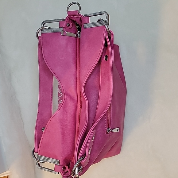 Pink Sparkly Unique Boutique Bag Fun Fashion - Picture 3 of 8